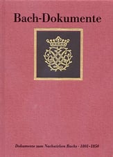 Bach Dokumente No. 6 Dokumente Zum Nachwirken 1801-1850 book cover